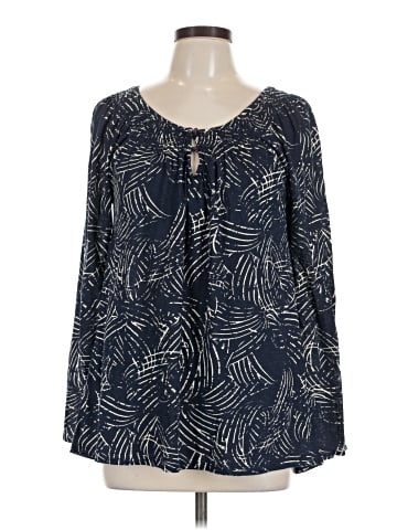 CALVIN KLEIN JEANS Long Sleeve Blouse (view 1)