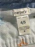 Carter's Print Blue Long Sleeve Button-Down Shirt Size 4 - 5 - photo 3