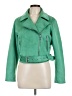 Zara 100% Polyurethane Green Jacket Size L - photo 1
