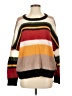 Kerisma Color Block Brown Pullover Sweater Size S - photo 1