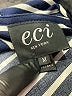 ECI Stripes Black Blue Jumpsuit Size M - photo 4