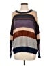 Kerisma Stripes Brown Pullover Sweater Size S - photo 1