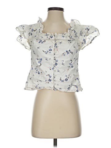 Rebecca Taylor Short Sleeve Blouse (view 1)