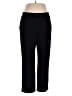 Susan Graver Solid Black Casual Pants Size L (petite) - photo 1