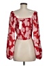 Sienna Sky 100% Polyester Red Long Sleeve Blouse Size M - photo 2