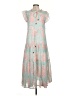 Oliphant 100% Cotton Paisley Teal Casual Dress Size XS - photo 1