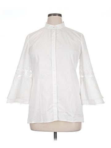 Elie Tahari 3/4 Sleeve Button-Down Shirt (view 1)