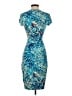 Cache Print Blue Cocktail Dress Size S - photo 2