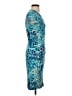Cache Print Blue Cocktail Dress Size S - photo 4