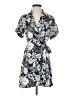 Timing 100% Polyester Paisley Gray Casual Dress Size S - photo 1