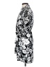 Timing 100% Polyester Paisley Gray Casual Dress Size S - photo 5