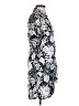 Timing 100% Polyester Paisley Gray Casual Dress Size S - photo 4