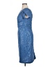 JS Collections 100% Polyester Blue Cocktail Dress Size 14 - photo 5