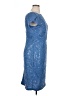 JS Collections 100% Polyester Blue Cocktail Dress Size 14 - photo 4