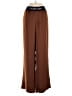 Calvin Klein 100% Polyester Brown Casual Pants Size S - photo 1