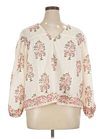 Calypso St. Barth 3/4 Sleeve Blouse (view 1)
