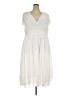 Assorted Brands 100% Polyester Ivory Cocktail Dress Size XXL (estimated) - photo 1
