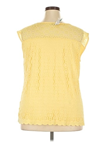 Roz & Ali Sleeveless Blouse (view 2)