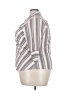 Cato Stripes Silver 3/4 Sleeve Button-Down Shirt Size 22 - photo 5
