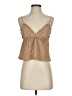 Unbranded 100% Polyester Tan Tank Top Size S - photo 1