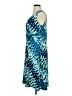 Travelsmith Print Blue Cocktail Dress Size XL - photo 5