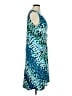 Travelsmith Print Blue Cocktail Dress Size XL - photo 4