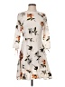 Elli White 100% Recycled Polyester Floral Ivory Casual Dress Size S - photo 1