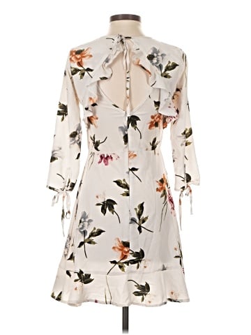 Elli White Casual Dress (view 2)