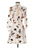 Elli White 100% Recycled Polyester Floral Ivory Casual Dress Size S - photo 2