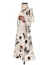 Elli White 100% Recycled Polyester Floral Ivory Casual Dress Size S - photo 5