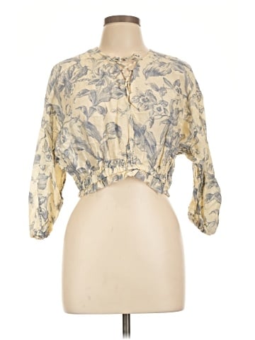 Sandro 3/4 Sleeve Blouse (view 1)
