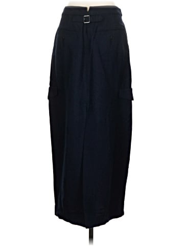 Madewell Pleated High-Waist Cargo Midi Skirt (view 2)