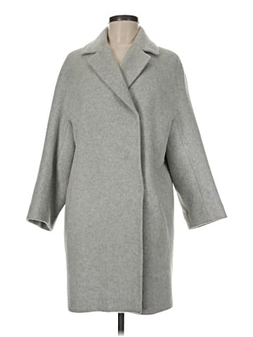 Blue Les Copains Coat (view 1)