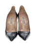 Manolo Blahnik Black Silver Heels Size EU 37 1/2 - photo 2
