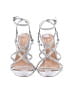Badgley Mischka Silver Wedges Size 6 1/2 - photo 2