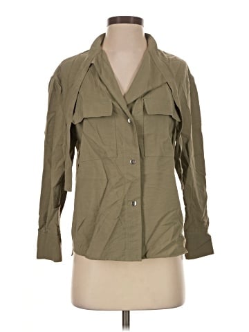 Vince. 3/4 Sleeve Button-Down Shirt (view 1)