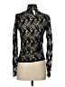 Moda International Black Long Sleeve Blouse Size S - photo 2