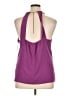 Bisou Bisou Purple Sleeveless Blouse Size XL - photo 2