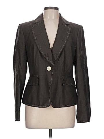 Linda Allard Ellen Tracy Wool Blazer (view 1)