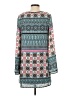 Speechless 100% Polyester Print Teal Casual Dress Size S - photo 2