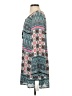 Speechless 100% Polyester Print Teal Casual Dress Size S - photo 5