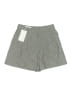 Zara Houndstooth Gray Tan Shorts Size S - photo 1
