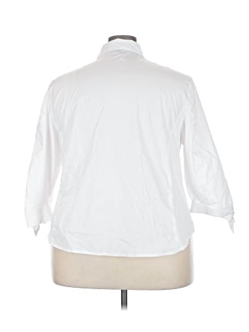 Anne Klein 3/4 Sleeve Button-Down Shirt (view 2)