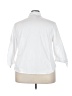 Anne Klein White 3/4 Sleeve Button-Down Shirt Size 3X - photo 2