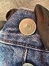 Levi's 100% Cotton Blue Denim Shorts Size 28 waist - photo 3
