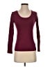Active Basic Burgundy 3/4 Sleeve T-Shirt Size S - photo 1