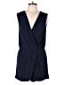 BCBGeneration Solid Blue Romper Size L - photo 1