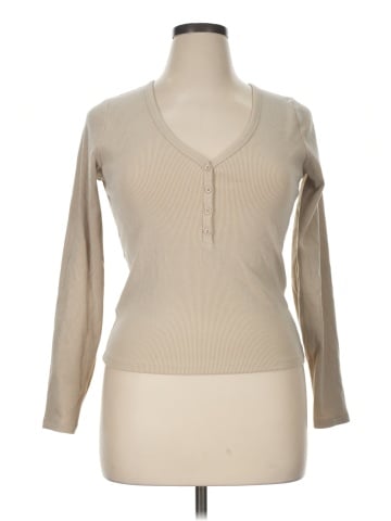Hollister Long Sleeve Henley (view 1)