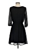 BCX 100% Polyester Solid Black Casual Dress Size S - photo 2