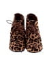 Bella Marie Animal Print Brown Wedges Size 5 1/2 - photo 2